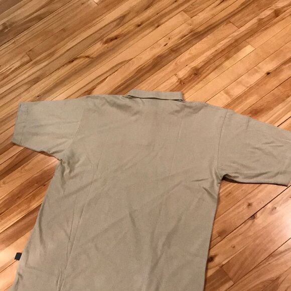 StoraEnso tan knit shirt sleeve polo shirt, XL - Picture 3 of 5